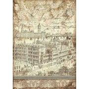 STAMPERIA Lady Vagabond A4 Rice Paper 4523